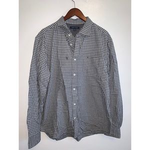 Men’s XL Tommy Hilfiger Checkered Olive Flannel